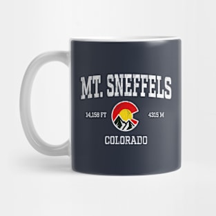 Mt Sneffels Colorado 14ers Vintage Athletic Mountains Mug